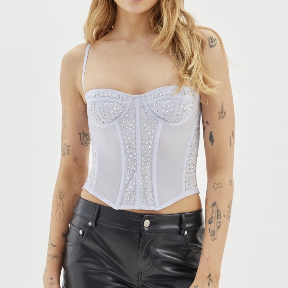 Out From Under Modern Love Rhinestone Corset